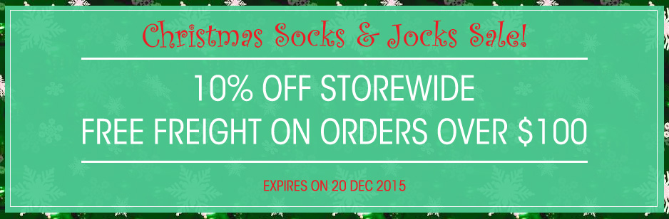 Bamboo socks, underwear and t-shirt Christmas sale