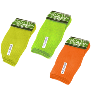 Hi vis socks made from bamboo fibre