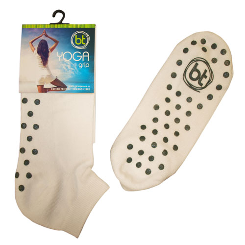 Grip socks for yoga, pilates & barre. Made from bamboo!