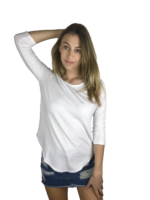 Bamboo 3/4 Sleeve Lucy Yoga T-Shirt